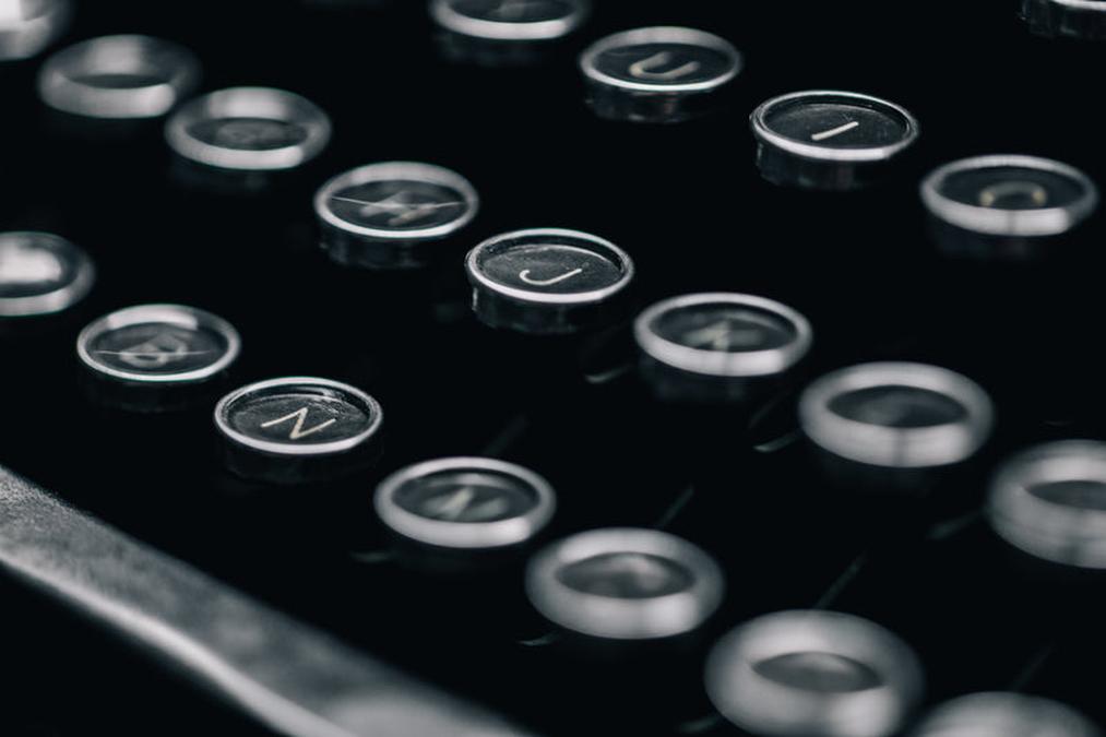 typewriter close up - Image of Technology, AI writer