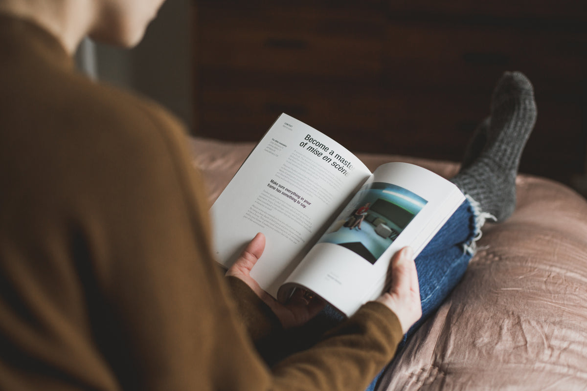 relajante con libro