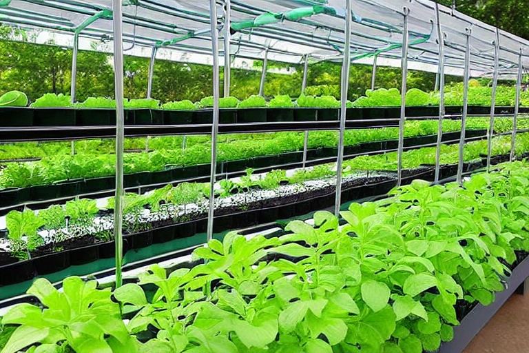A hydroponic garden is a garden that is based on water being used to bring plants and flowers to lif