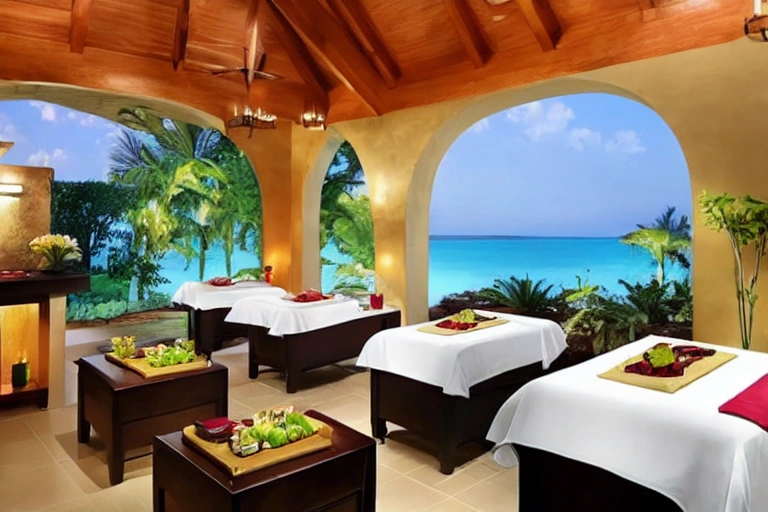 A luxurious spa with world-class cuisine.
